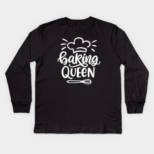 Baking Queen Kids Long Sleeve T-Shirt